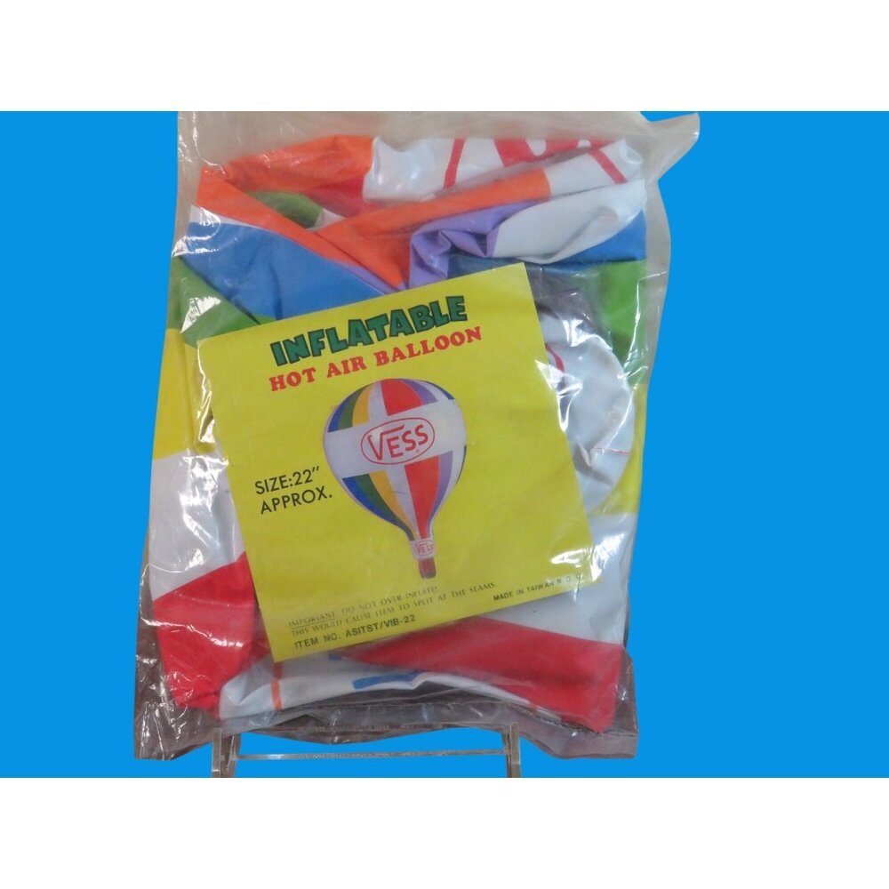 Vintage Inflatable Hot Air Balloon Vess Soda Advertising Decor